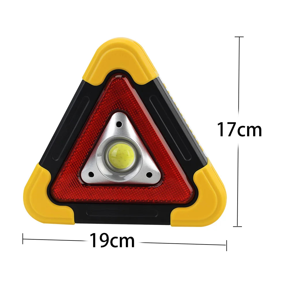 LED Car Emergency Warning Light & Safety Triangle