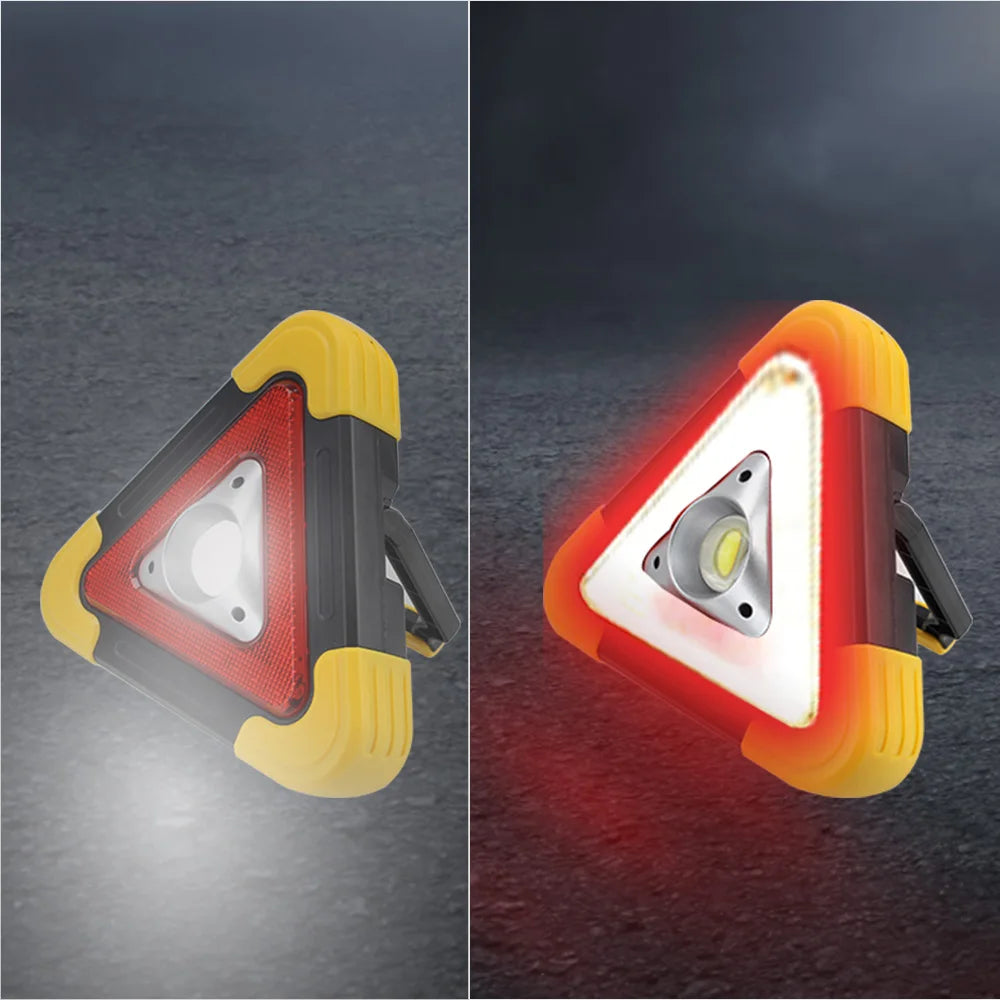 LED Car Emergency Warning Light & Safety Triangle