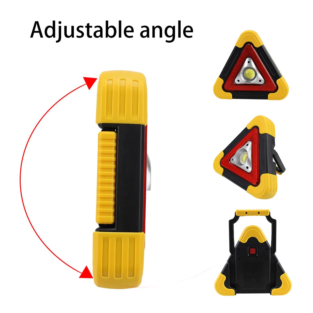 LED Car Emergency Warning Light & Safety Triangle