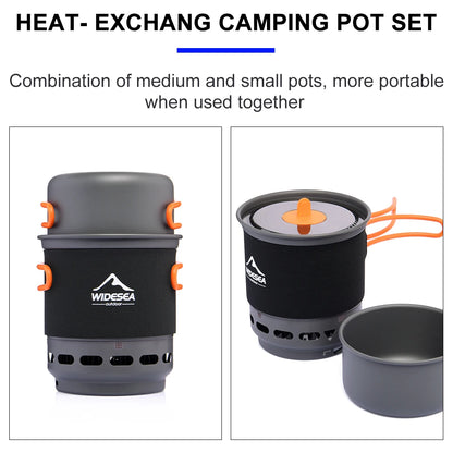 Camping Cooking System – Gas Burner & Pot Set