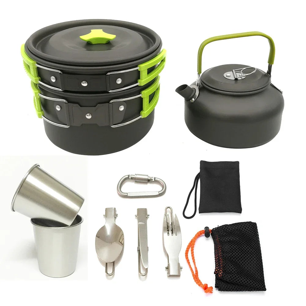 Portable Camping Cookware Kit