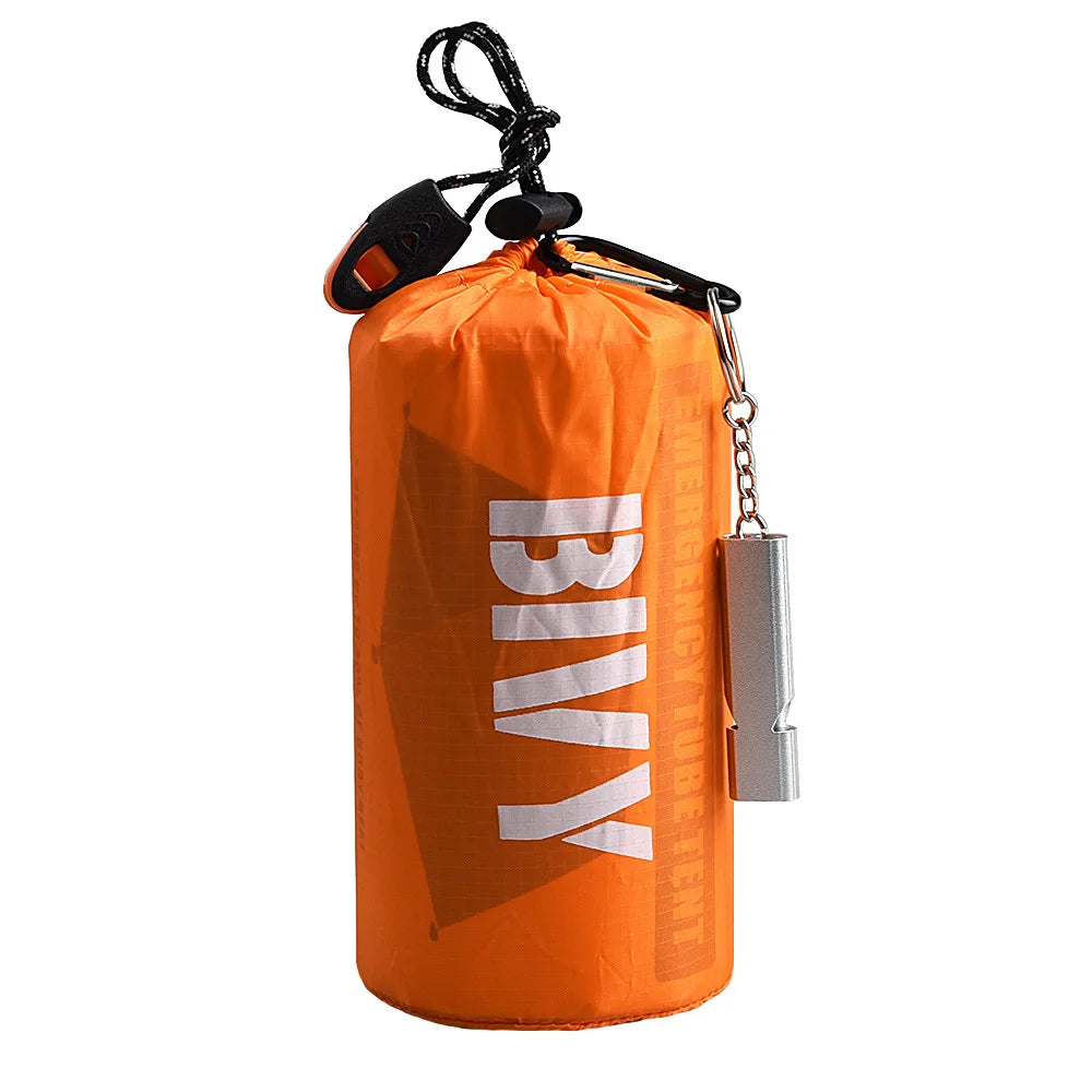 Emergency Shelter Survival Bivy Tube Tent Kit