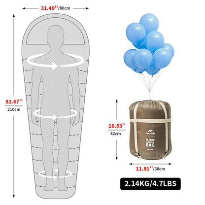 Outdoor Camping Cotton Winter Sleeping Bag