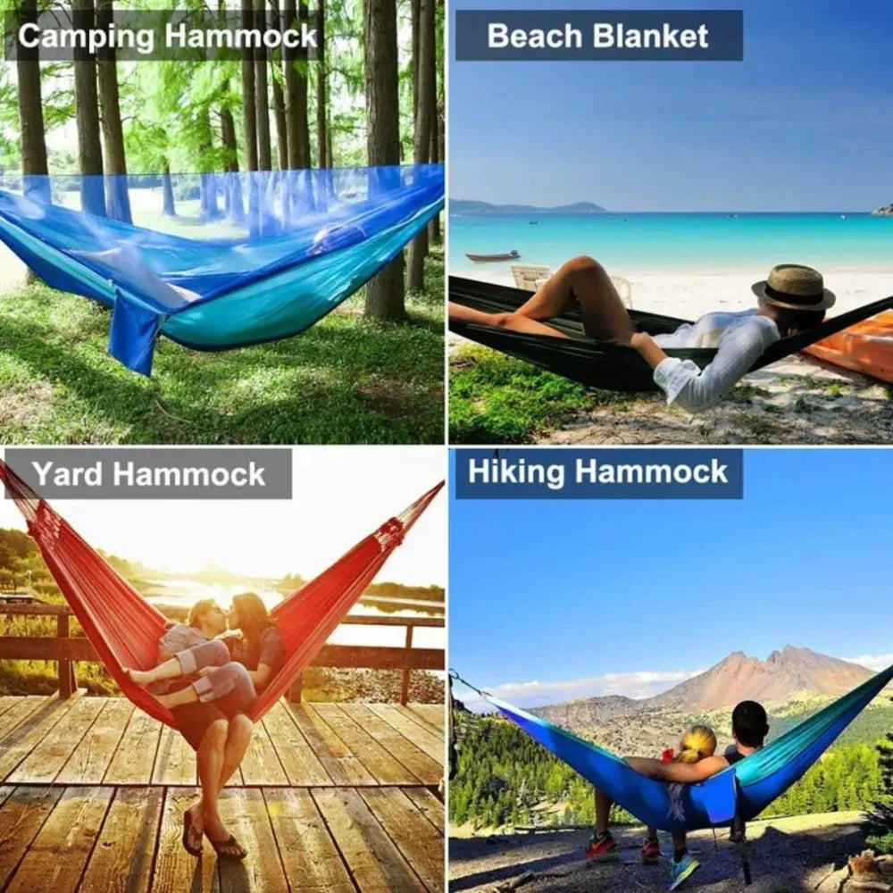 Lightweight Outdoor Camping Hammock with Mosquito Net