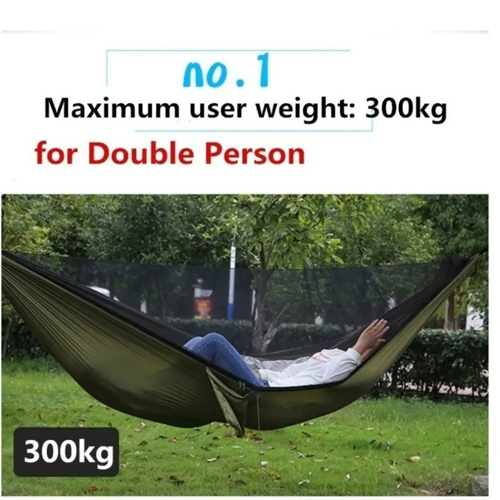 Lightweight Outdoor Camping Hammock with Mosquito Net