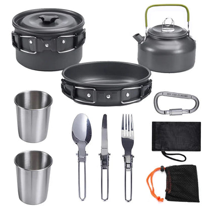 Portable Camping Cookware Kit