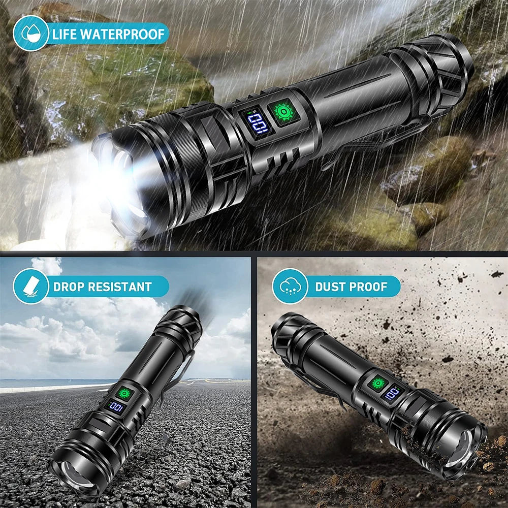 High Power Type-C LED Flashlight