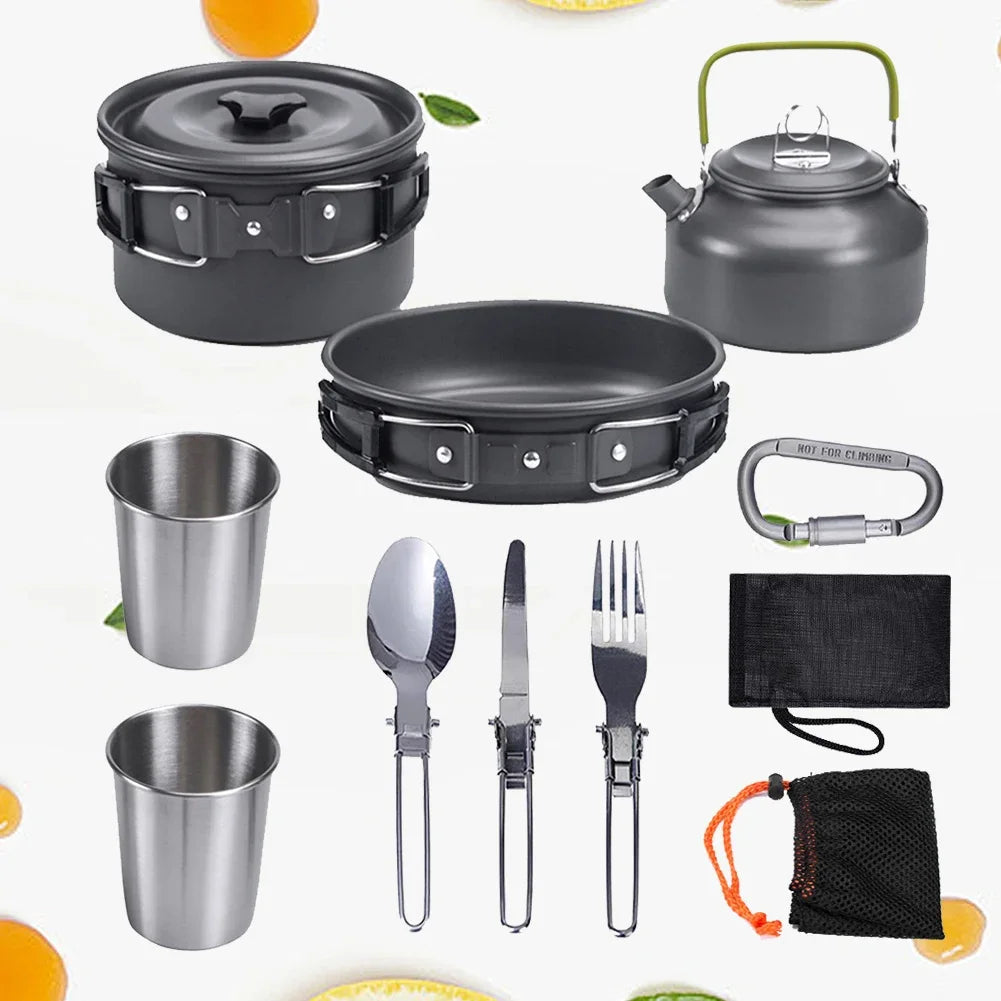 Portable Camping Cookware Kit