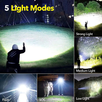 High Power Type-C LED Flashlight