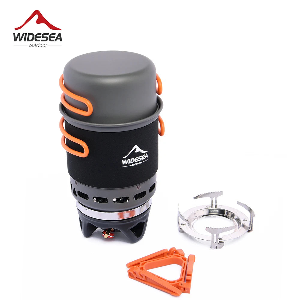 Camping Cooking System – Gas Burner & Pot Set