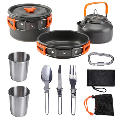 Portable Camping Cookware Kit