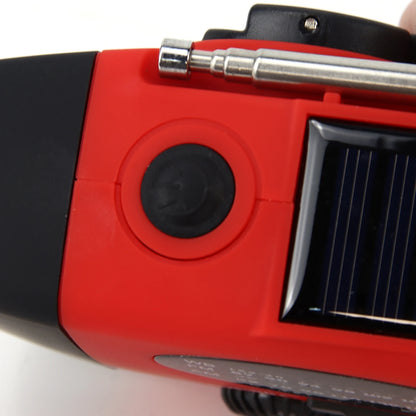 Multifunctional Solar Hand Crank Radio with LED Flashlight & USB Charging