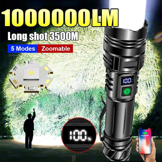 High Power Type-C LED Flashlight