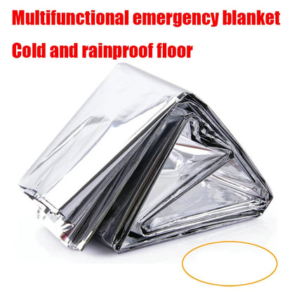 Windproof Waterproof Foil Thermal Blanket for Camping Hiking