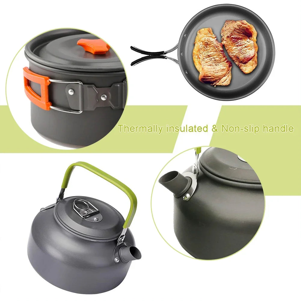 Portable Camping Cookware Kit