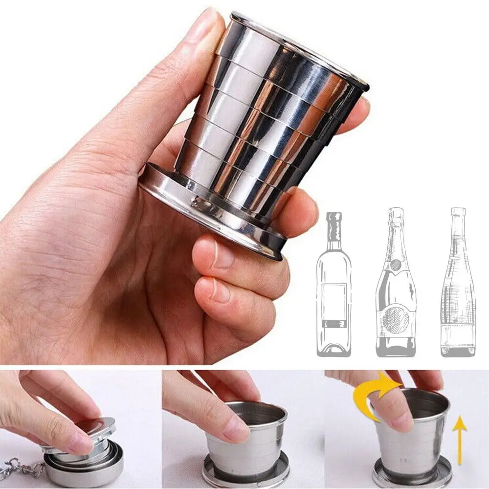 Portable Folding Telescopic Mug