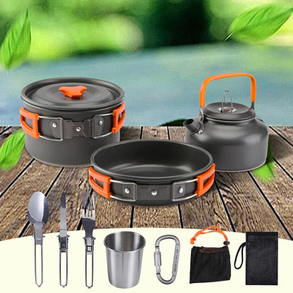 Portable Camping Cookware Kit