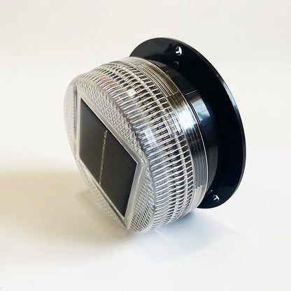 Solar-Powered 8 LED Magnetic Strobe Warning Light